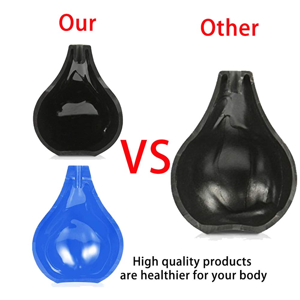 GNEGKLEAN Black Silicone Enema Bulb Kit 7.6oz Clean Anal Douche for Men Women with 19.7in